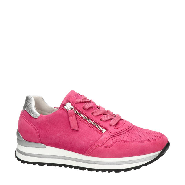 ik ben slaperig Identificeren veiling Gabor comfort suède sneakers roze | wehkamp