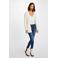 Morgan gebreid vest wit