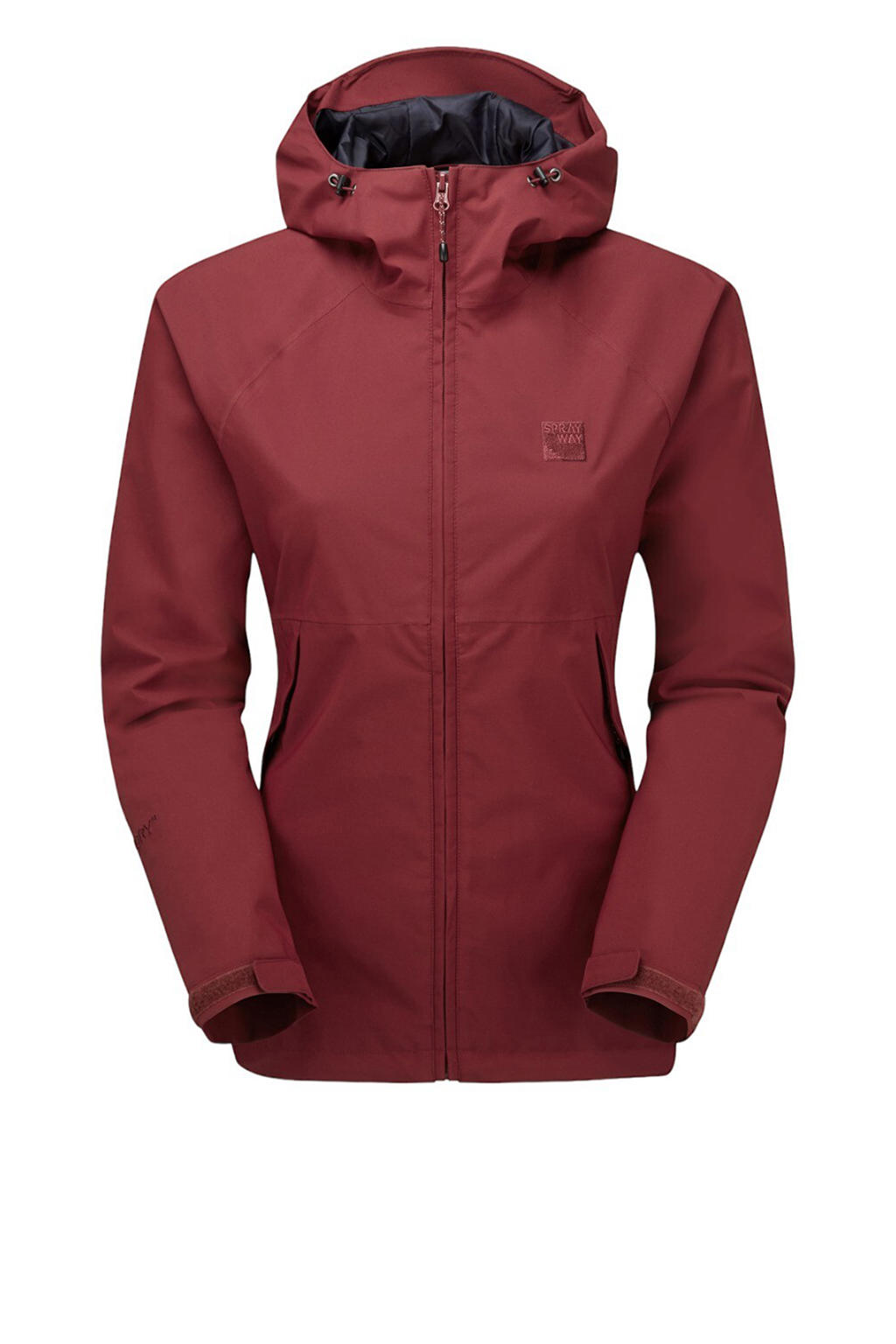 Sprayway outdoor jas Marsco Hydro Dry donkerrood wehkamp