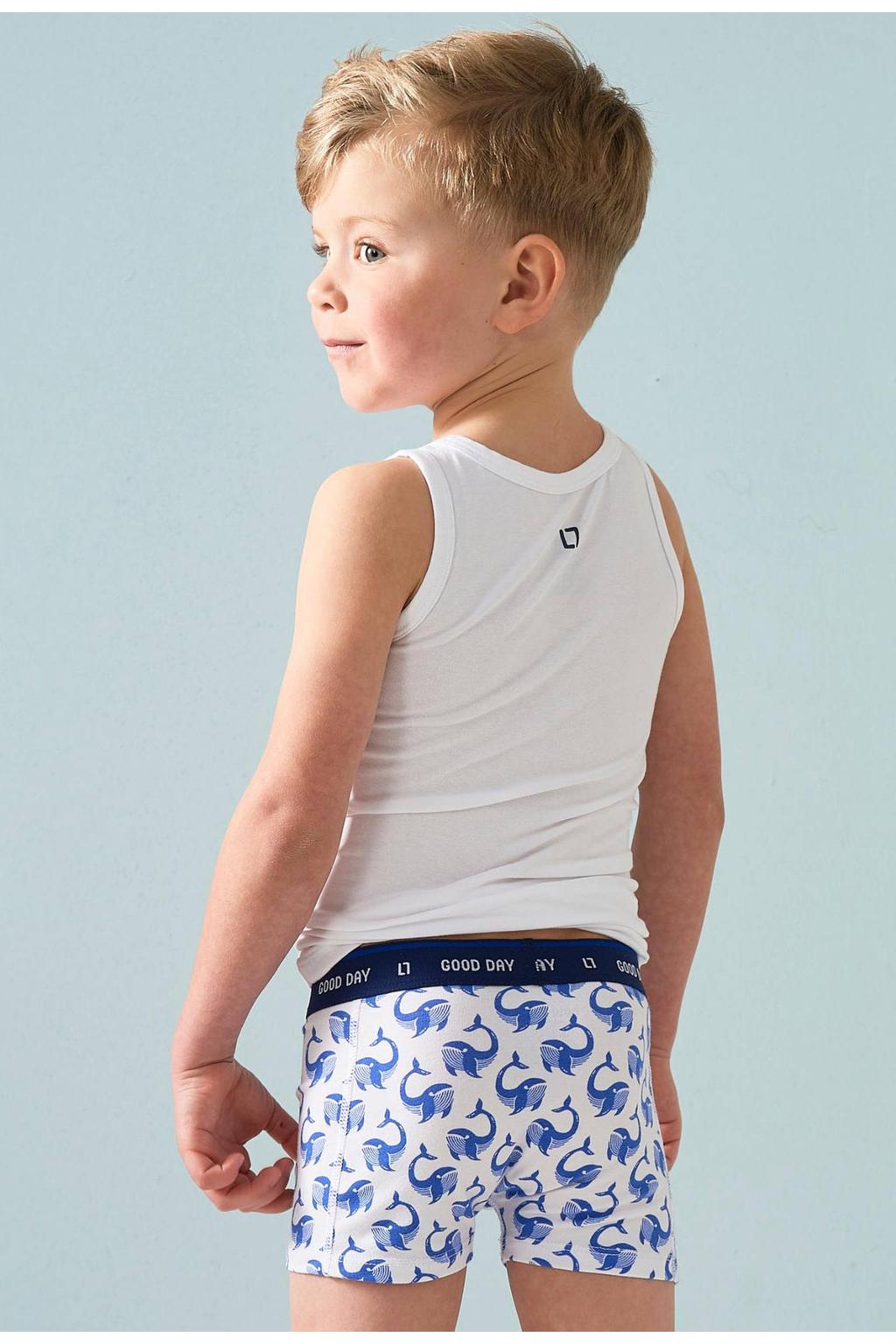 Little Label hemd van katoen - wit (set van 3)