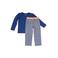 Little Label geruite pyjama van katoen blauw