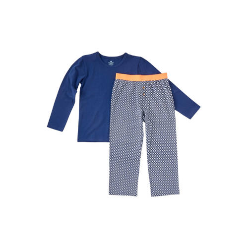 Little Label geruite pyjama van katoen blauw afbeelding