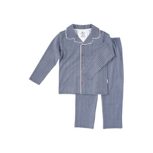 Little Label geruite pyjama van katoen blauw afbeelding