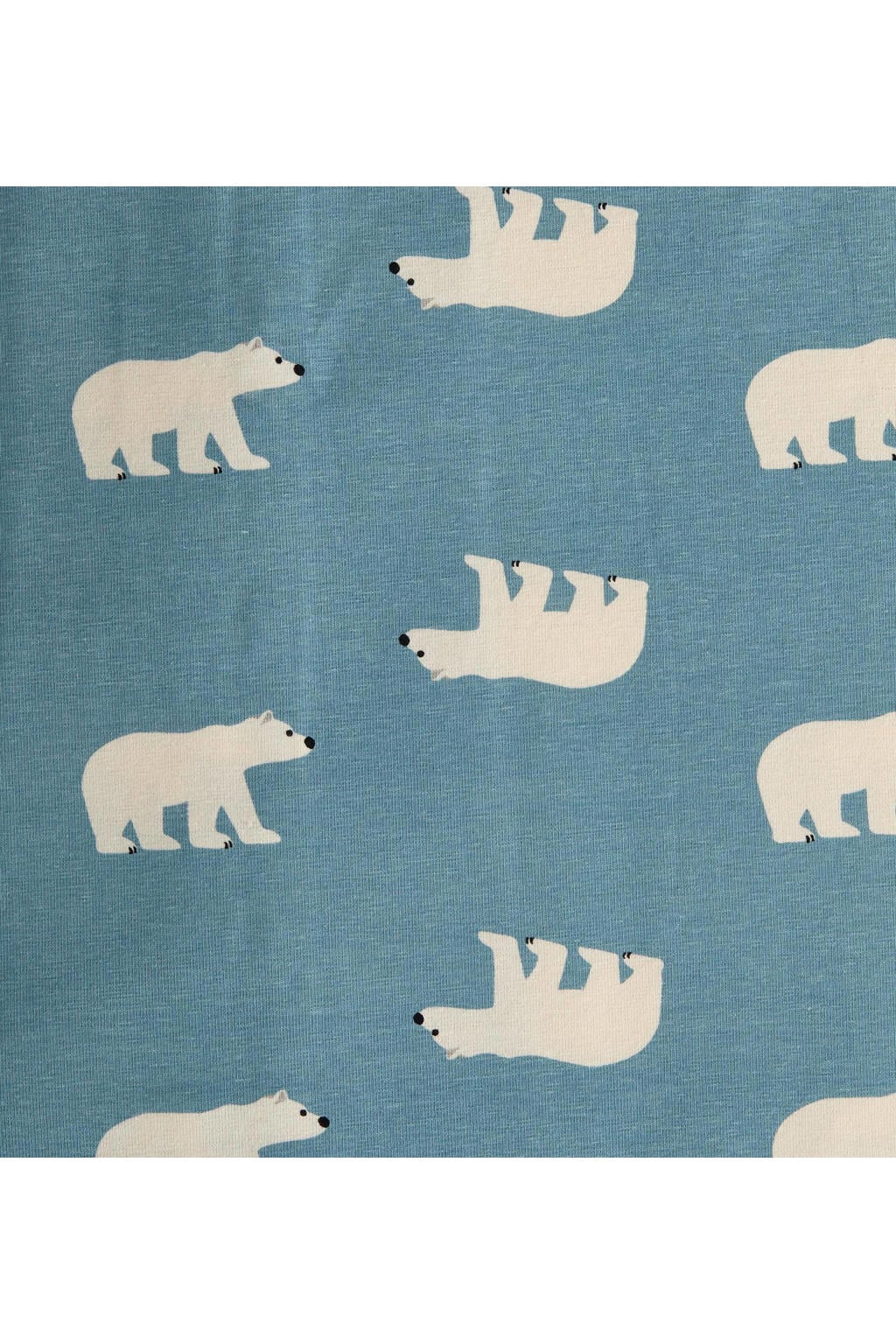 Little Label pyjama met all over print van katoen blauw