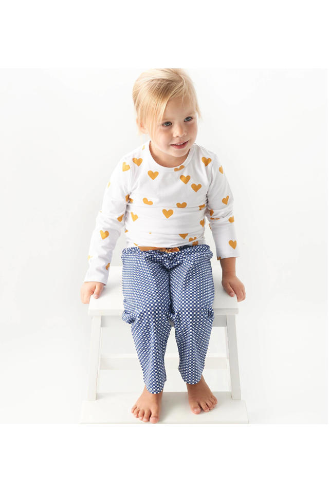 Aanvrager zout Heb geleerd Little Label pyjama van biologisch katoen wit/blauw/geel | wehkamp