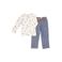 Little Label pyjama van katoen wit/blauw/geel