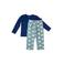 Little Label pyjama met dierenprint van katoen blauw