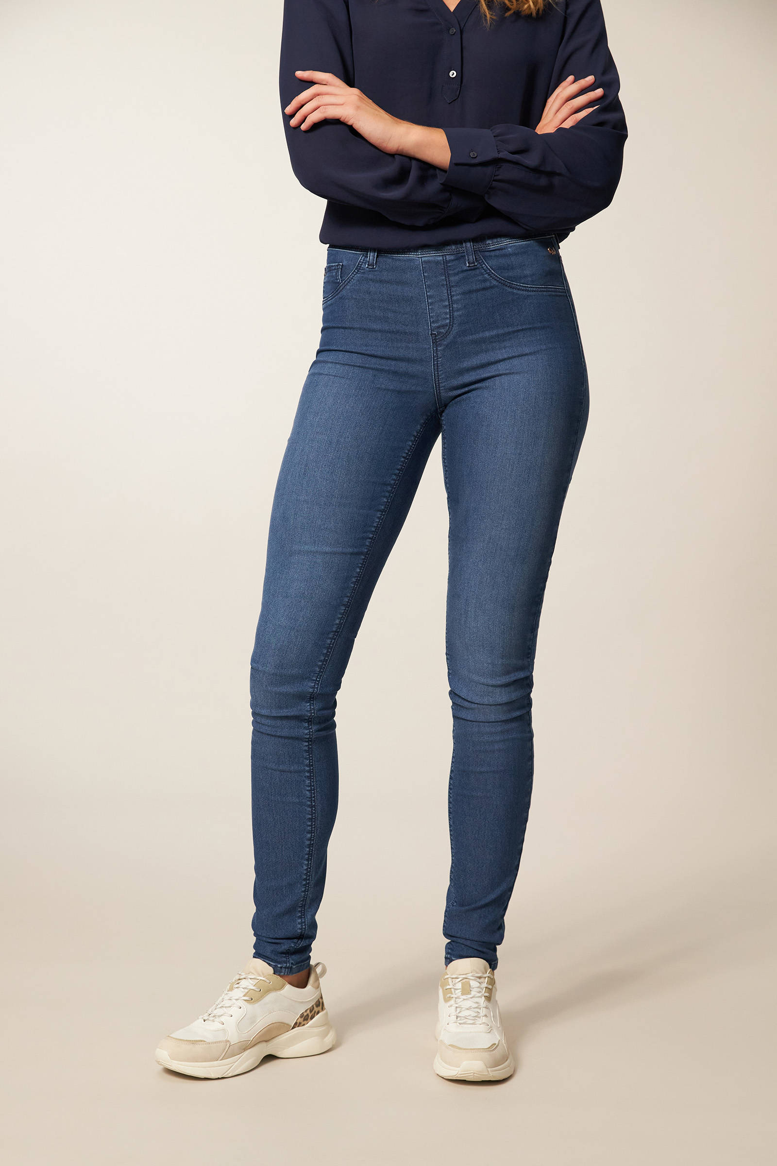 Miss Etam Lang skinny jegging Amy Longwear medium denim 36 inch | wehkamp