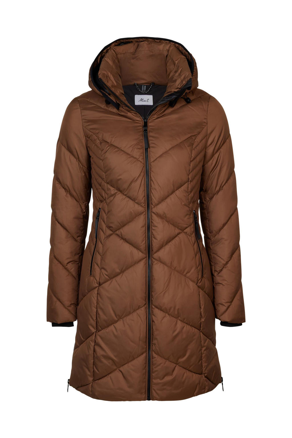 ONLY Dames ONLANN Premium Puffer Coat X Long OTW jas, bruin, M, M ONLY Dames ONLANN Premium Puffer Coat X Long OTW jas, bruin, M, M