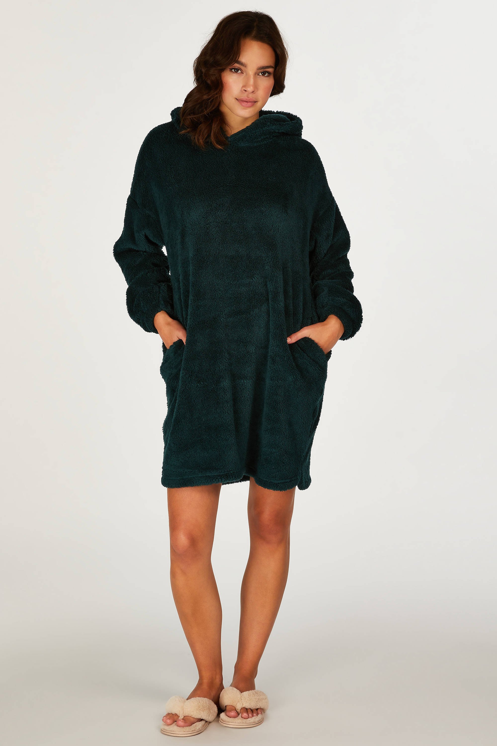 Snuggle fleece online jurk