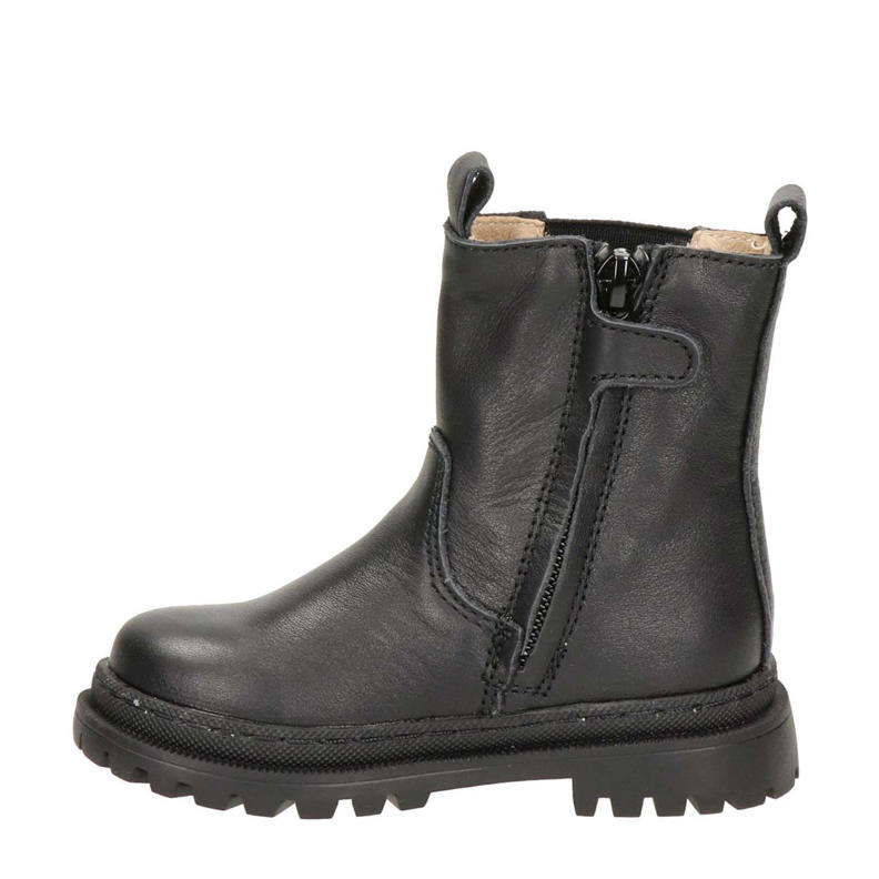 Shoesme leren chelsea boots zwart
