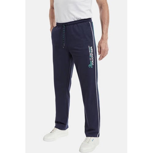Jan Vanderstorm Plus Sixe loose fit joggingbroek KALEVI Plus Size donkerblauw afbeelding