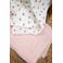 Meyco hydrofiele swaddle Mini Panther 120x120 cm - Soft Pink (set van 2)