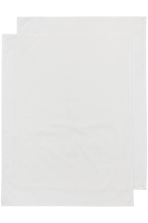 baby wieglaken 75x100 cm - Offwhite (set van 2)