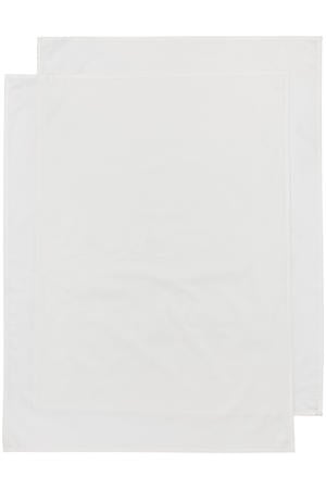 baby wieglaken 75x100 cm - Offwhite (set van 2)