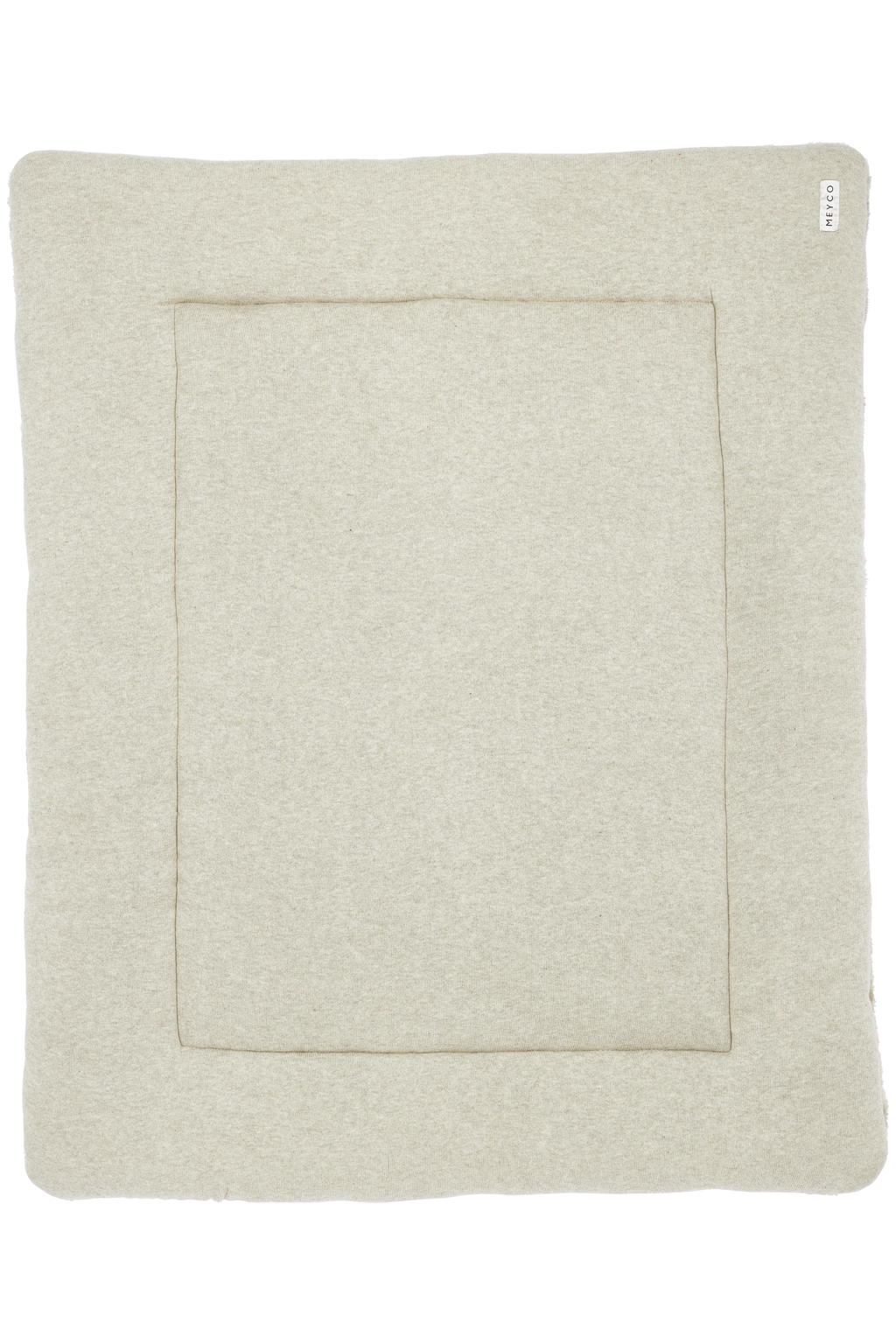 Meyco reversible boxkleed Knit Basic 77x97 cm Sand Melange