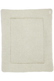 thumbnail: Meyco reversible boxkleed Knit Basic 77x97 cm Sand Melange