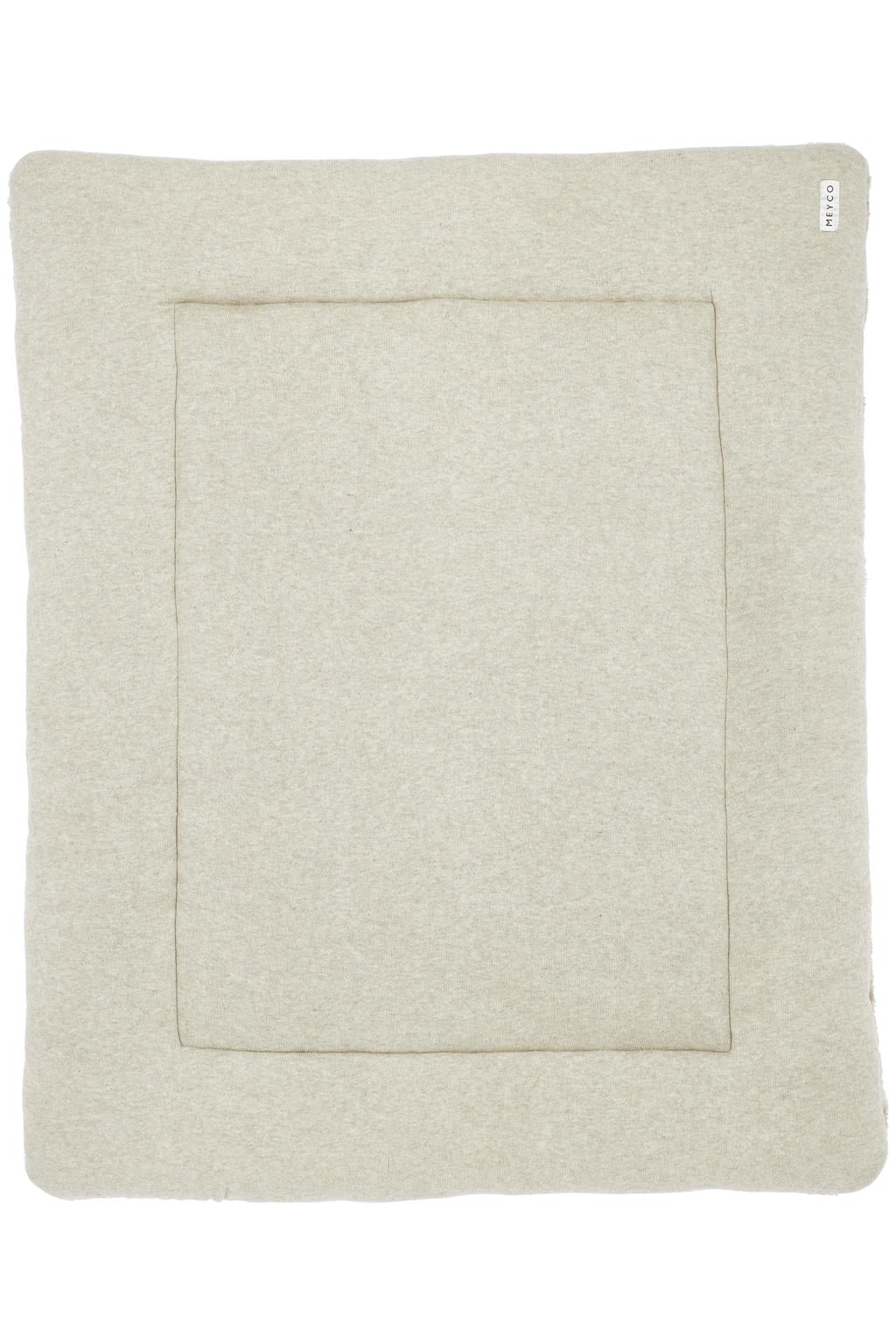 Meyco reversible boxkleed Knit Basic 77x97 cm Sand Melange