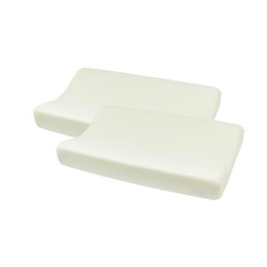 aankleedkussenhoes Basic Badstof - set van 2 50x70 cm Offwhite