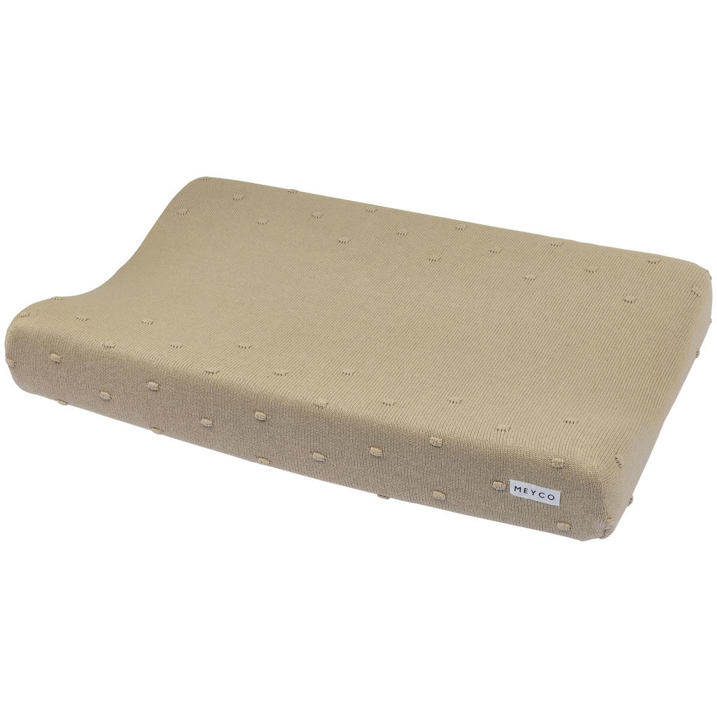 Meyco aankleedkussenhoes Mini Knots 50x70 cm Sand