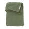 Meyco reversible baby ledikantdeken Mini Knots Teddy 100x150 cm Forest Green