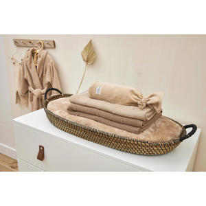 baby ledikantdeken Mini Knots 100x150 cm Sand