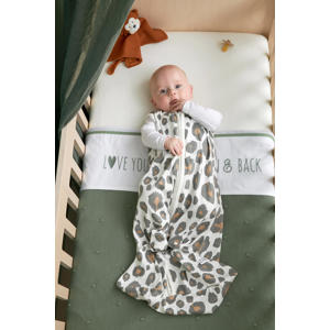 baby ledikantdeken Mini Knots 100x150 cm Forest Green