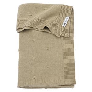 baby wiegdeken Mini Knots 75x100 cm Sand
