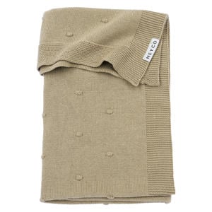 baby wiegdeken Mini Knots 75x100 cm Sand