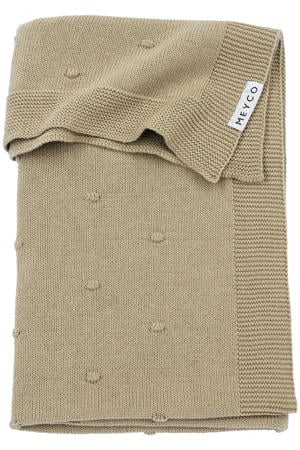 baby wiegdeken Mini Knots 75x100 cm Sand
