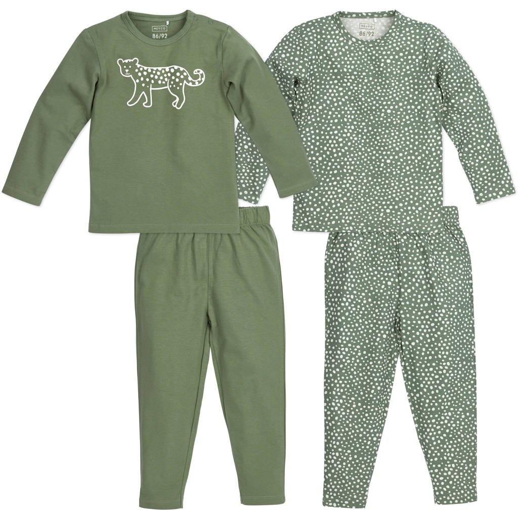 pyjama Cheetah - set van 2 Forest Green