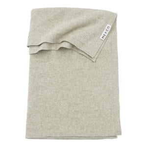 baby ledikantdeken Knit Basic 100x150 cm Sand Melange