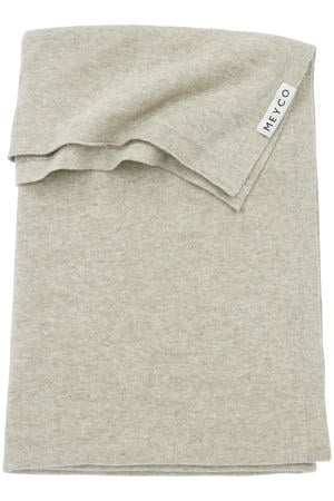 baby ledikantdeken Knit Basic 100x150 cm Sand Melange