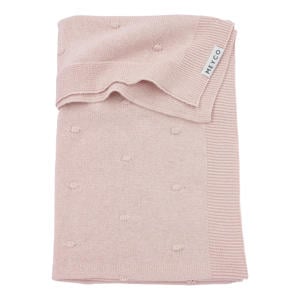 baby wiegdeken Mini Knots 75x100 cm Soft Pink