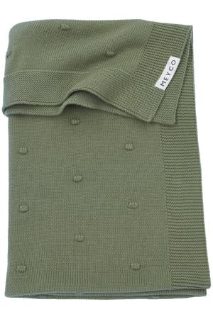 baby wiegdeken Mini Knots 75x100 cm Forest Green
