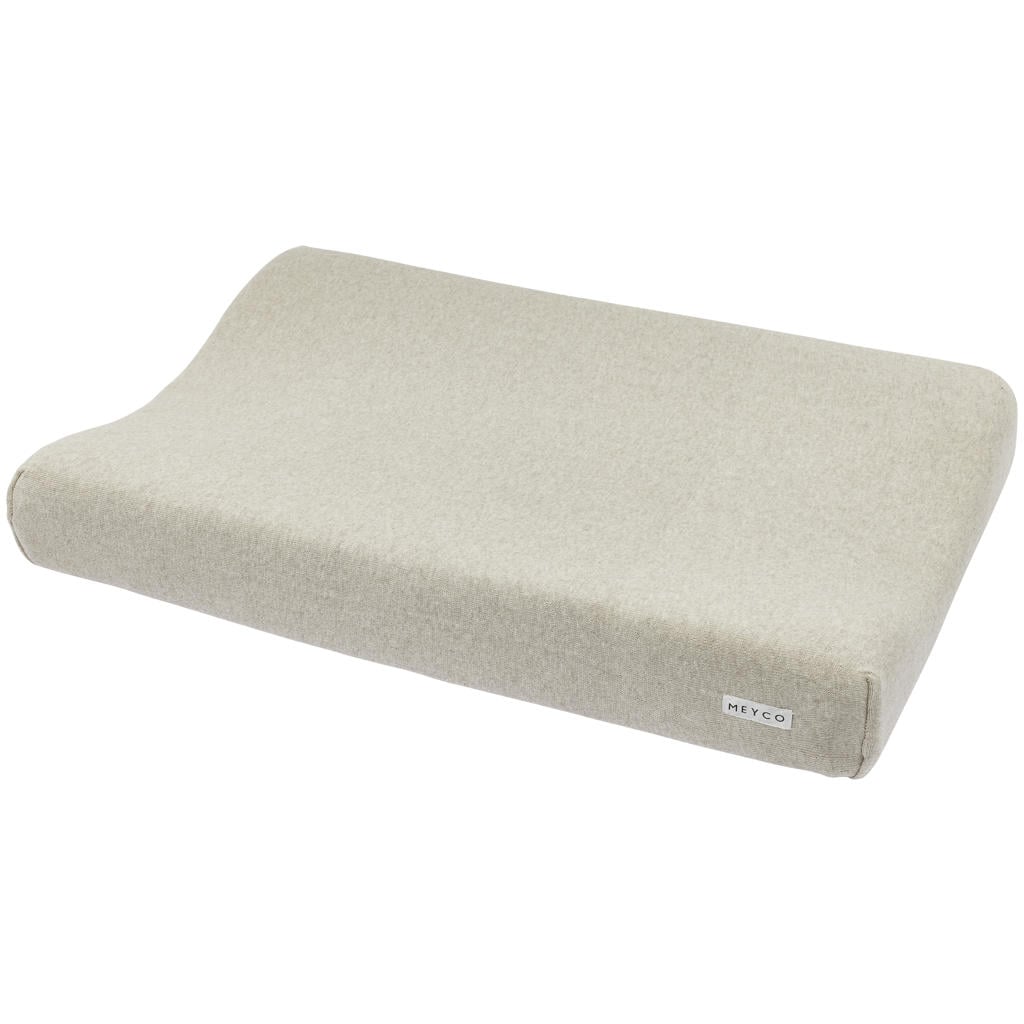 Meyco aankleedkussenhoes Knit Basic 50x70 cm Sand Melange