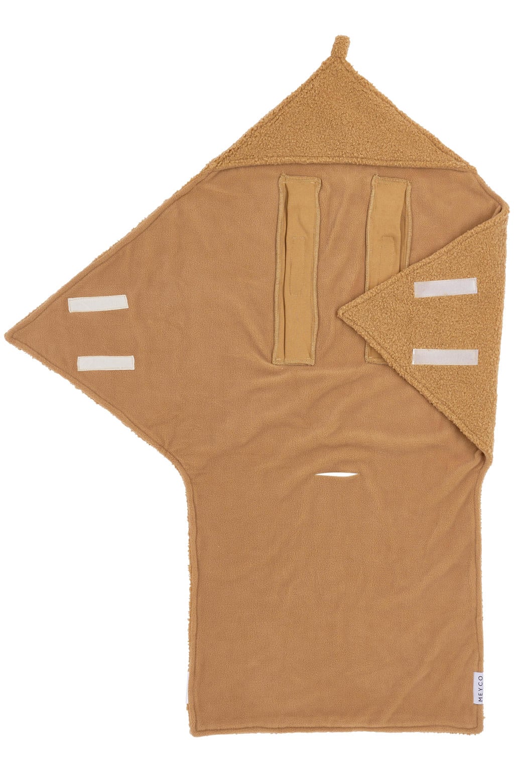 Meyco wikkeldeken Bouclé Uni 110x108cm Toffee