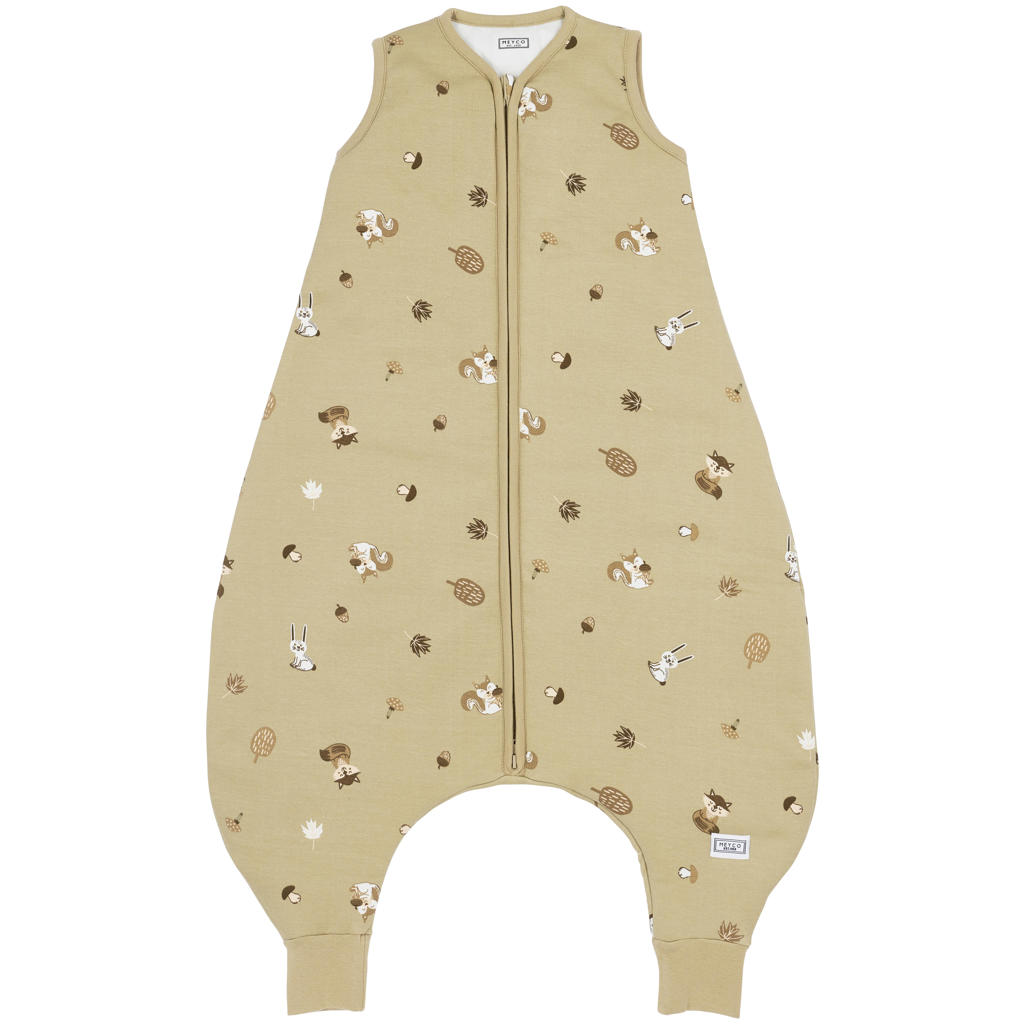Meyco babyslaapzak jumper Forest Animals Sand