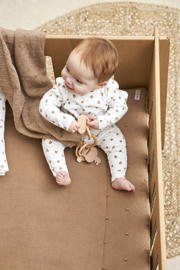 thumbnail: Meyco boxkleed Mini Knots 77x97 cm Toffee