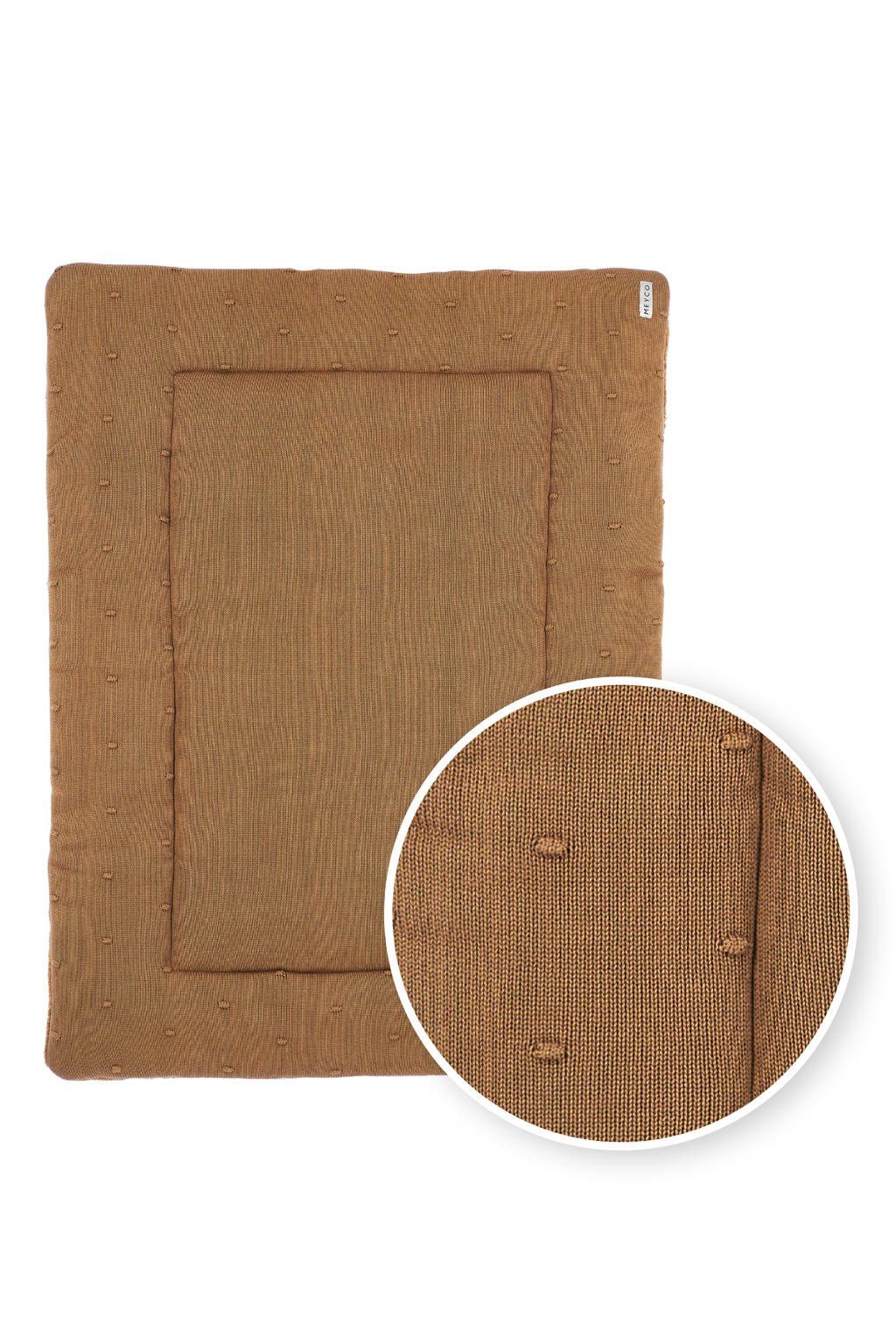 Meyco boxkleed Mini Knots 77x97 cm Toffee