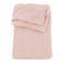 Meyco reversible baby ledikantdeken Mini Knots Teddy 100x150 cm Soft Pink