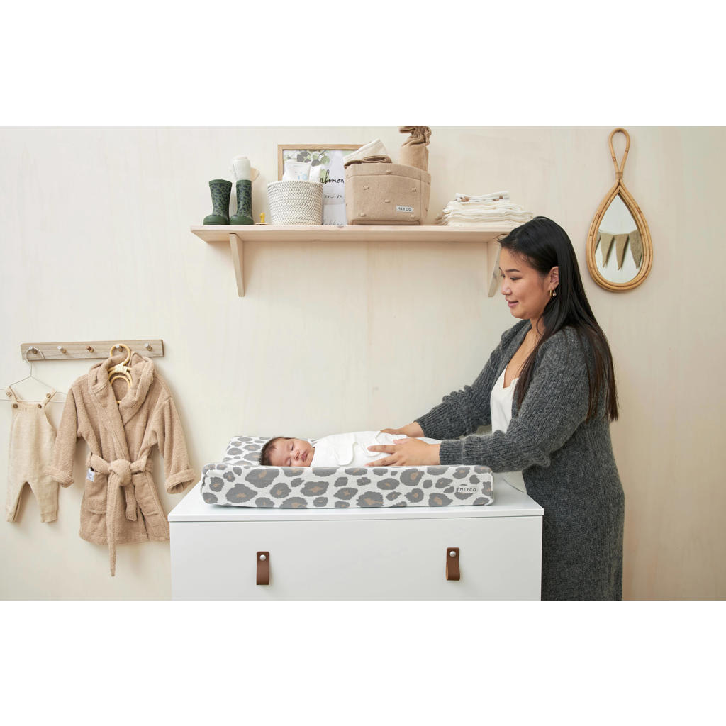 Meyco swaddle inbakerdoek Uni Offwhite wehkamp