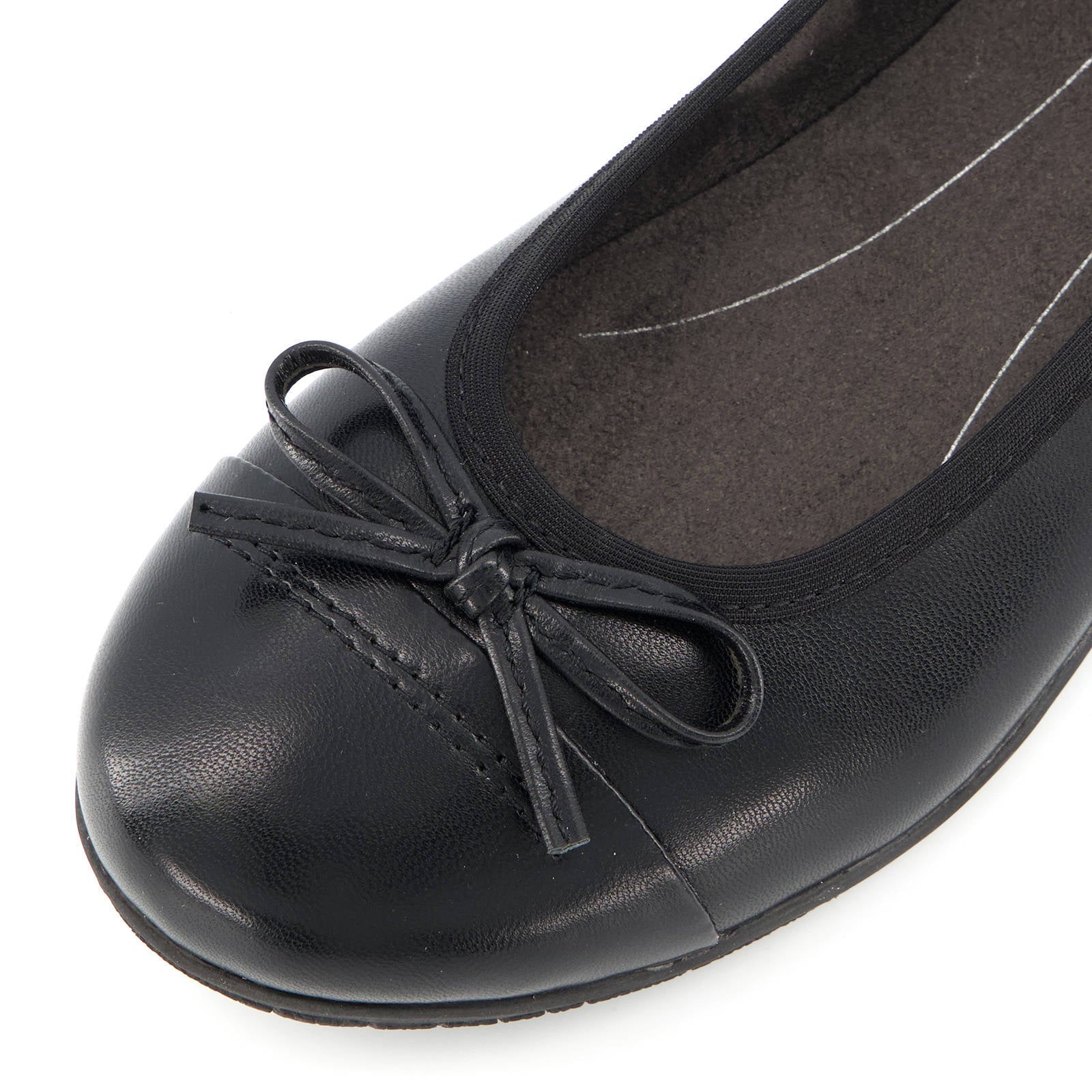 Jana Damen Ballerinas Mit Schleife Vegan, Zapatos Tipo Ballet Mujer, Leopardo, 36 EU