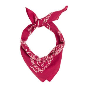 bandana met paisleyprint rood