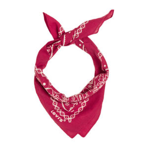 bandana met paisleyprint rood