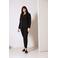 Plus Basics blazer van travelstof zwart