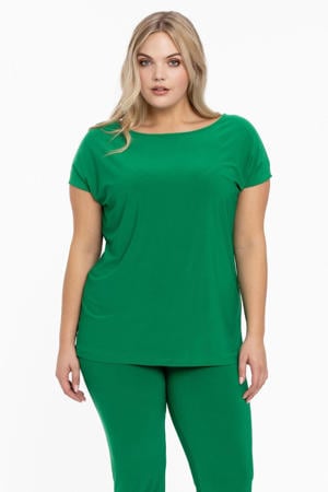 Travelstof T-shirt groen