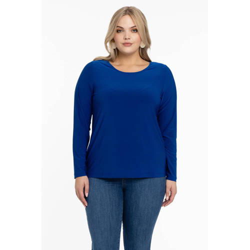 YOEK Travelstof longsleeve blauw afbeelding