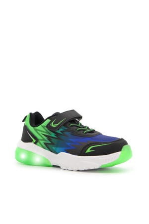   sneakers met lichtjes blauw/groen