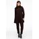 YOEK cropped slim fit tregging DOLCE van travelstof bruin